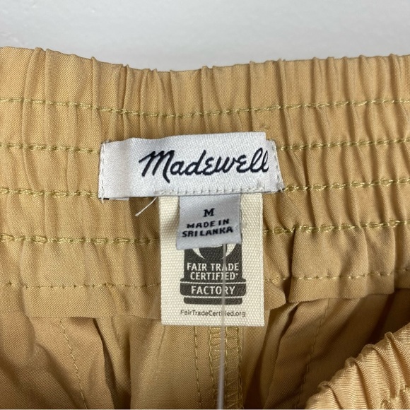 Madewell The Carley Wide-Leg Pants Softdrape Tan NWT - Picture 10 of 12